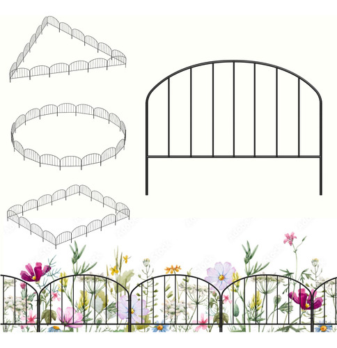 35 Paneles Pequenos Decorativos Para Valla De Jardin, Barrer