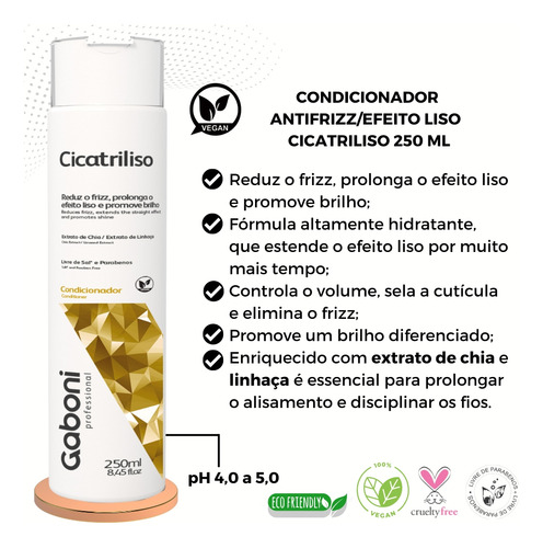 Kit Hidratação Antifrizz Shampoo + Condicionador Cicatriliso