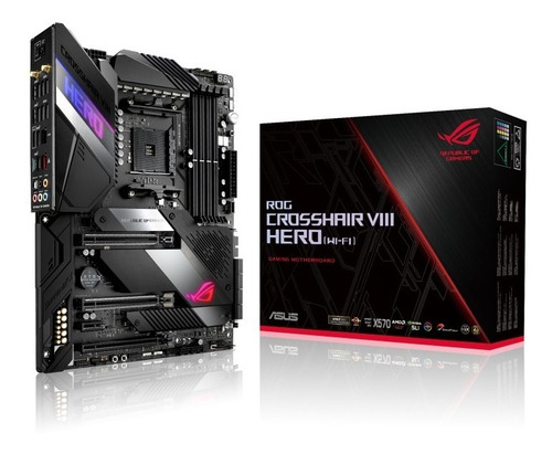 Placa-mãe do computador Asus ROG ROG Crosshair VIII Hero 1.0