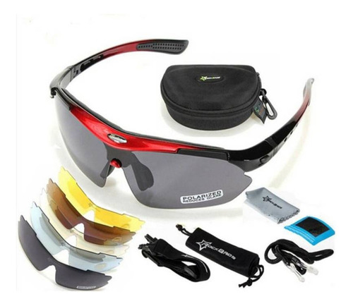 Lentes Rockbros 5 Cristales Intercambiables P/bicicleta 