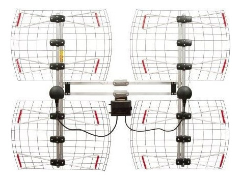 Antena Hdtv Para Interiores / Exteriores De 8 Elementos Bowt