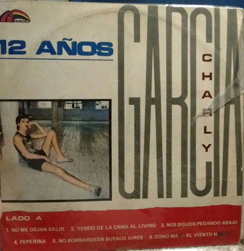 Vinilo De Epoca De Charly García- 12 Años