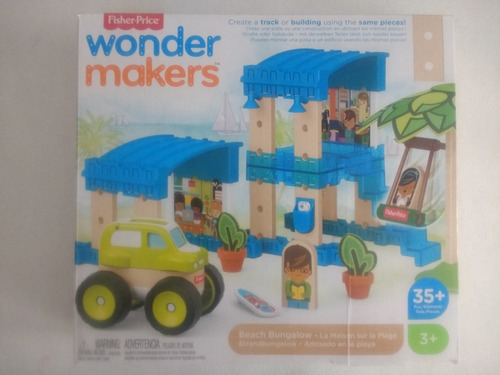 Paquete Wonder Makers Fisher Price Beach Bubgalow + 6 Carros