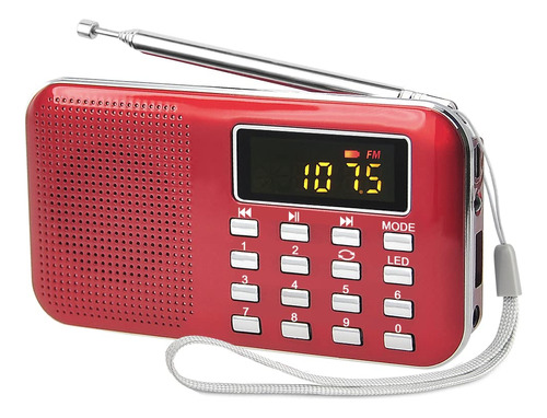 Leting Radios Portatiles Am Fm Con Altavoz Mp3, Radio Portab