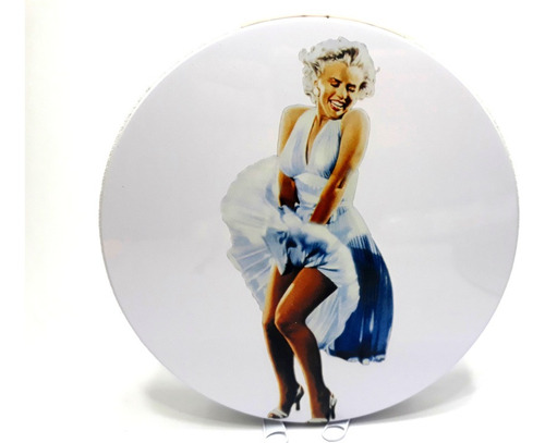 Marylin Monroe Estojo Para Cd/dvd Metal 24 Un. Corpo Color