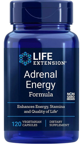 Adrenal Energy Formula 120 Cápsulas Life Extension - Memória