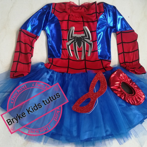 Disfraz Disfraces Niña Spidergirl Tutu  Superheroes