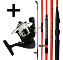 Comprar Combo De Pesca Variada Caña 1,80 Mt Maciza + Reel + Tanza