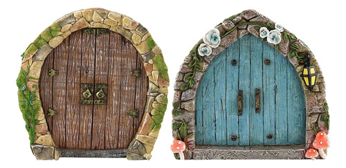 2x Puerta De Cuento De Hadas En Miniatura Regalos