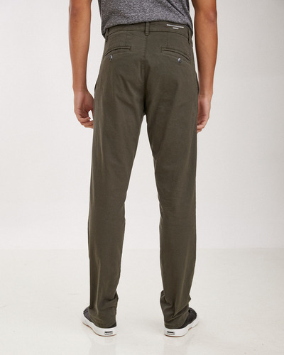 Pantalón Taverniti Chino Gabardina Elastizado Talle Especial