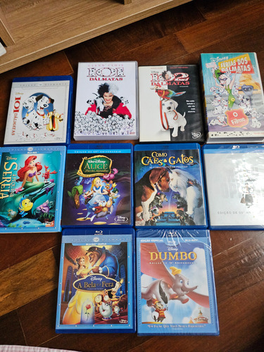 Lote Dvd Blu Ray E Vhs Disney (Usado)