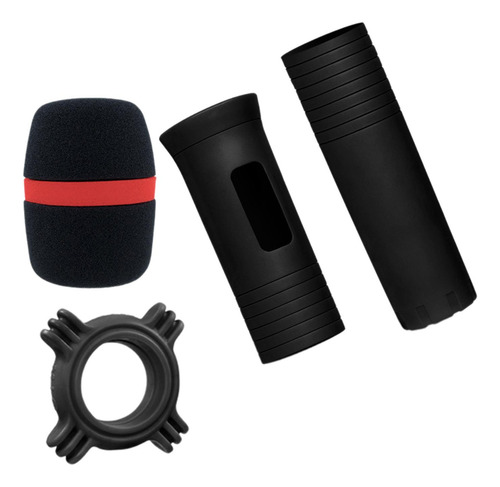Funda Protectora Para Micrófono De Mano Con Funda De Agarre