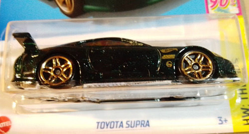 Autitos Hotwheels Coleccionables Toyota Supra Verde Oscuro