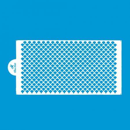Stencil Escamas Blue Star