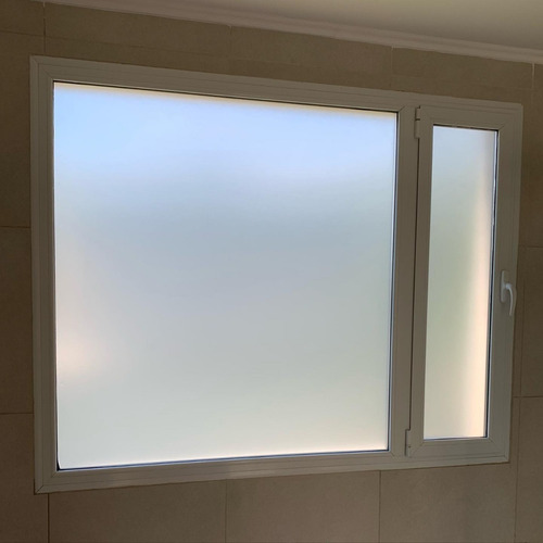 Imagen 4 de 6 de Film Autoadhesivo Esmerilado Baño Vidrio Ventana 61cm Contac