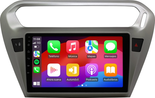 Estereo Peugeot 301 Carplay Android 2 32gb 2013 A 2022 Color Gris
