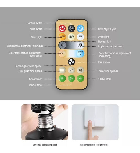 Ventilador De Techo Con Mando A Distancia