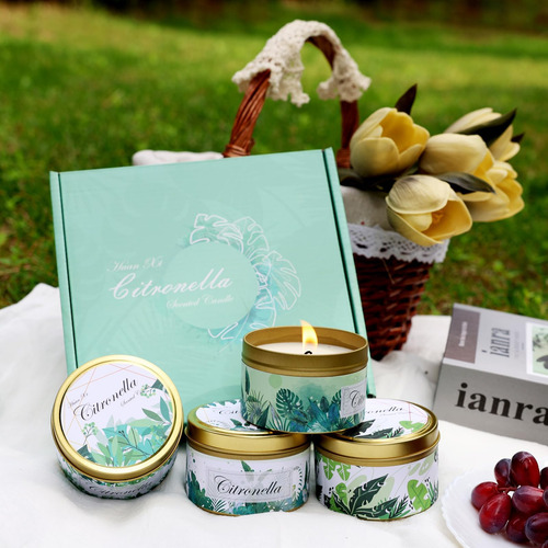 Set De Velas Perfumadas 4 Pack Citronella Velas De Citronela