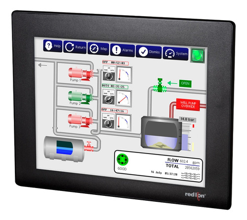 Hmi Cr10001000000210  10.4 Inch Hmi With 2 Serial 1 Ethernet