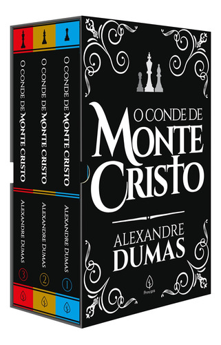 Box O conde de Monte Cristo, de Dumas, Alexandre. Série Clássicos da literatura mundial - LUXO Ciranda Cultural Editora E Distribuidora Ltda., capa dura em português, 2022