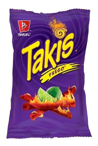 Snacks Pasabocas Picantes Mexicanos Importados Taki® 56.7g