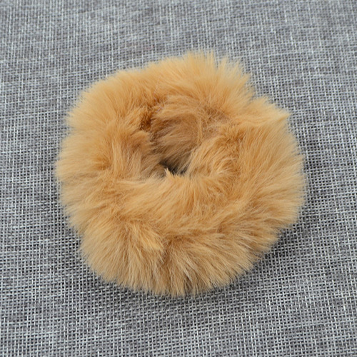 12 Correas De Felpa Para El Pelo, Imitación Pelo De Conejo,