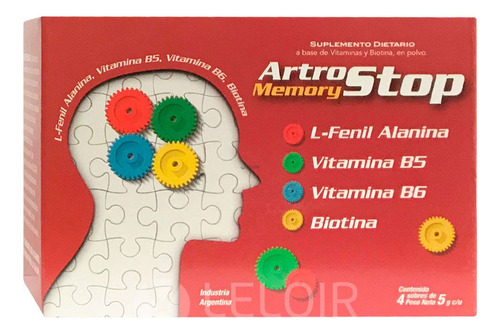 Artrostop Memory Suplemento Dietario 4 Sobres Para Memoria