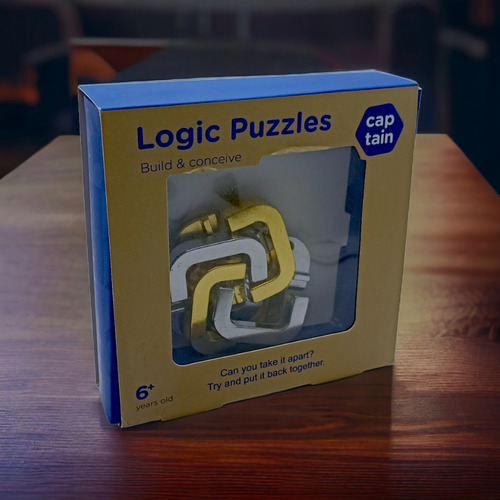 Rompecabezas Puzzle De Metal Anillos Mágicos