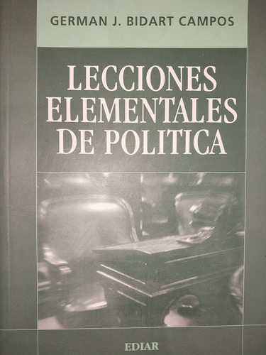 Lecciones Elementales De Política Bidart Campos B3