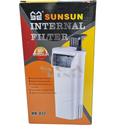 Filtro Interno Sunsun Hn 012 300l\h Aquaterrário Tartarugas