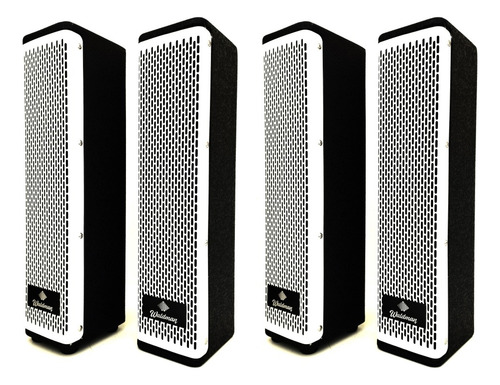 Kit Caixa Amplificada Waldman Kpt2-12124 Sub 12 Pol 2 Torres