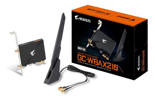 Tarjeta De Red Aorus Intel Wi-fi 6e Ax210 2400mbps Pcie