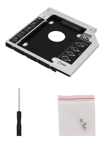 Imagen 4 de 7 de Caddy Hdd Ssd Sata Bandeja Para Laptop Segundo Disco Duro