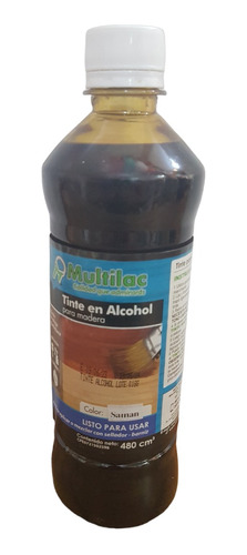 Tinta En Alcohol Para Madera Color Saman 480cm3 Multilac