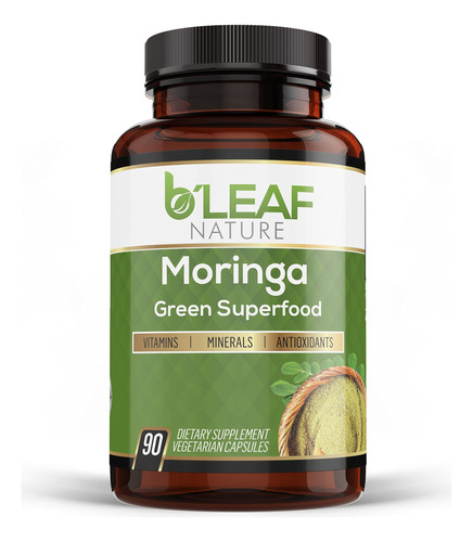 Moringa Organica 90 Capsulas 1000 Mg - Sistema Inmunologico