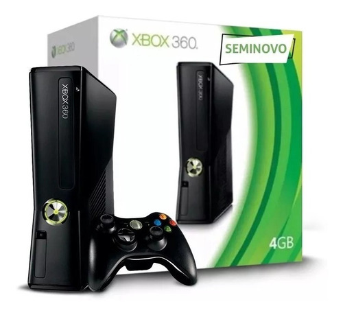 Xbox 360 Superslim Travado Semi-novo + 1 Controle Sem Fio 