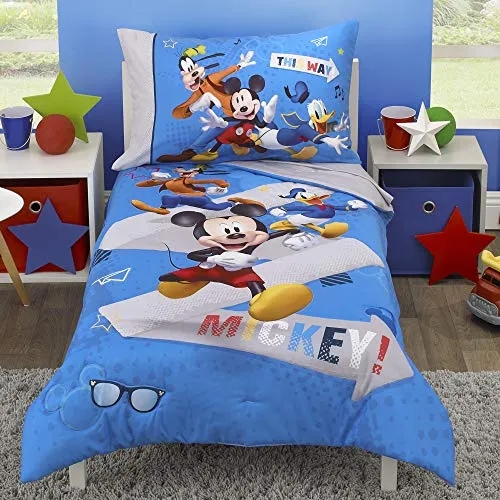 Juego De Ropa De Cama Cama Infantil De Mickey Mouse - I...