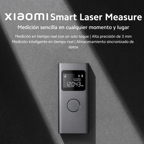 Xiaomi Medidor Láser Inteligente Recargable / Alta Precisión