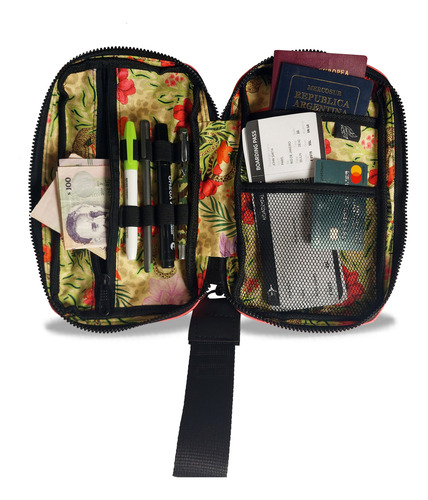 Porta Pasaporte Coral Liso