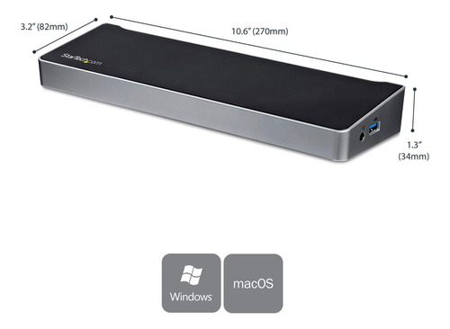Docking Station Startech Usb 3 Triple Monitor Displaylink