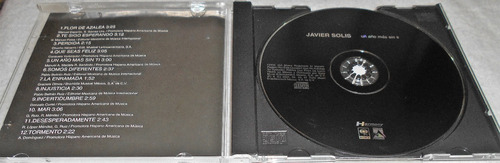 Cd Javier Solís / Un Año Más Sin Ti (Usado)