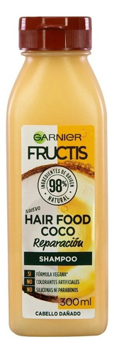 Shampoo Hair Food Coco Fructis Garnier 300 Ml