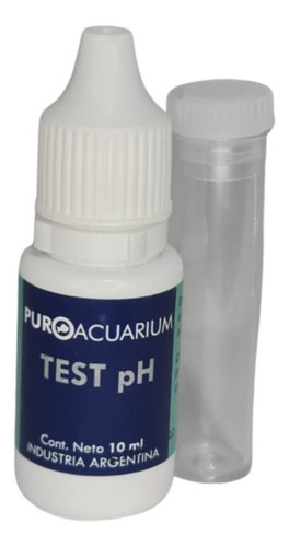 Test Medidor Indicador Ph 10ml Puroacuarium 65 Test Acuario 