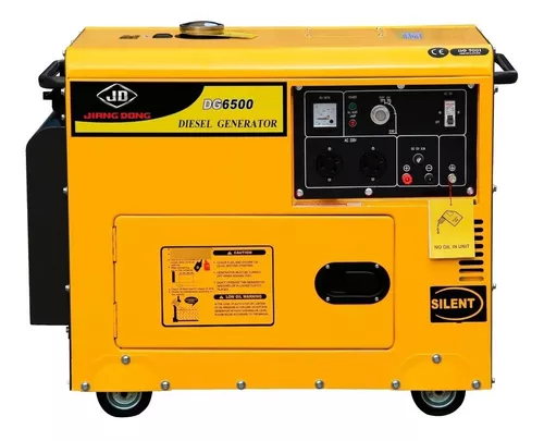 Generador A Diesel 6500 Wtts Con Tta Jiang Dong Encabinado