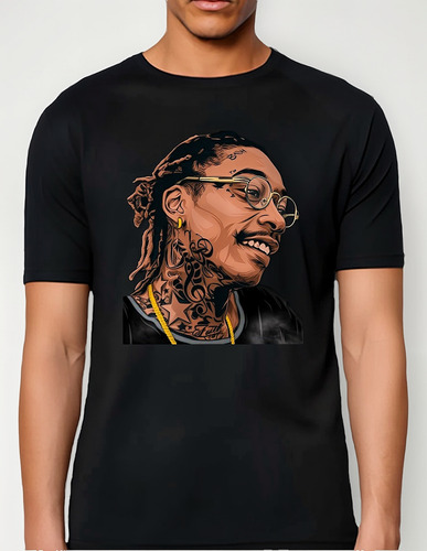 Remera Algodón Wiz Khalifa Personalizada Cabin Fever