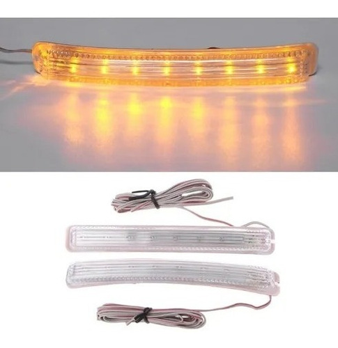 X2 Led Intermitente Espejo Retrovisor Lateral Auto Tunning