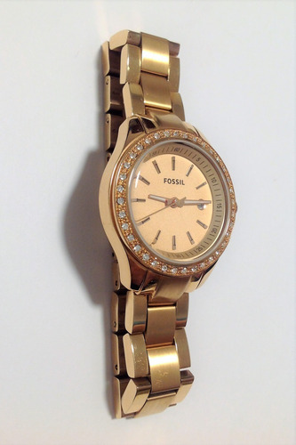 Reloj Fossil Pulsera Genuino Stella Mini Oro Rosa Es 3196 (Usado)