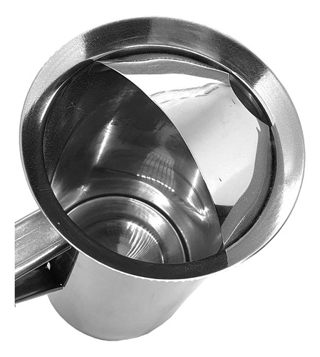 Jarra C/ Aparador De Gelo 1800ml Suco Água Bebidas Aço Inox