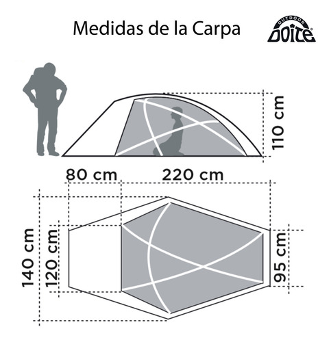 Imagen 8 de 9 de Carpa New Himalaya 2 Doite
