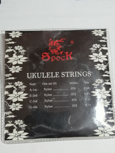 Imagen 2 de 6 de Juego De Cuerdas Para Ukelele Diferentes Colores (2 Juegos)